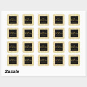 Sticker Carré 105e anniversaire (Feuille)