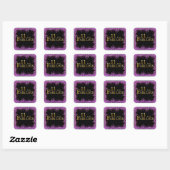Sticker Carré 11e anniversaire  (Feuille)