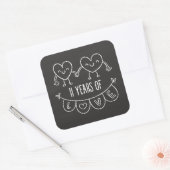 Sticker Carré 11e Anniversary Poison de Chalk Hearts (Enveloppe)