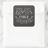 Sticker Carré 11e Anniversary Poison de Chalk Hearts (Sac)