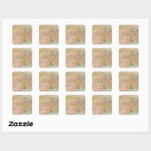 Sticker Carré 12728 États-Unis (Feuille)