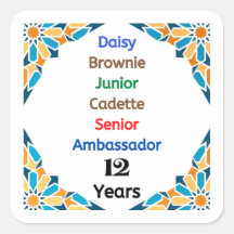 12 ans en Scoutisme Jalon Ambassadeur Grad