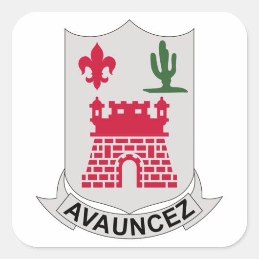 Sticker Carré 133e régiment d'infanterie (Devant)