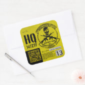 Sticker Carré 147e Unité centrale de la Force opérationnelle Zom (Enveloppe)