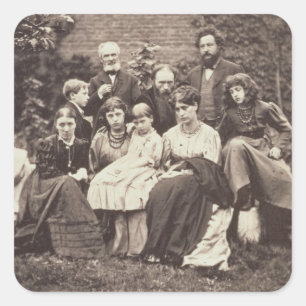 Sticker Carré 1834-96) monsieur Edward Burne-Jones (1 de William