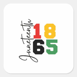Sticker Carré 1865 Le Véritable Jour de l'Indépendance