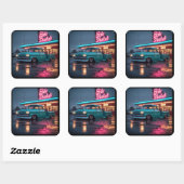 Sticker Carré 1958 Chevrolet 3100 Apachee (Feuille)