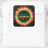 Sticker Carré 19 juin Libération de la Liberté (Sac)