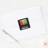 Sticker Carré 19°, Liberté des Afro-Américains. (Enveloppe)