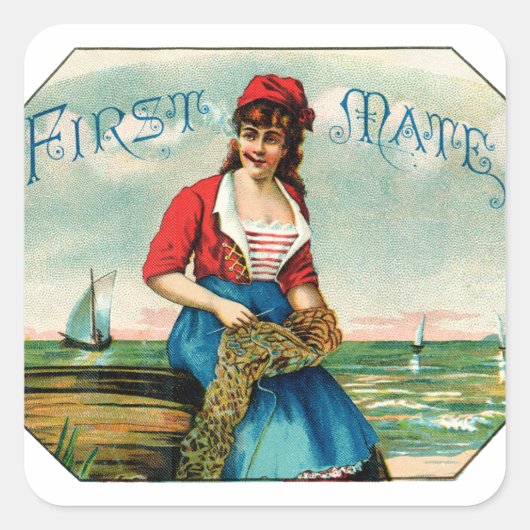 Sticker Carré 19e C. Cigares matés (Devant)