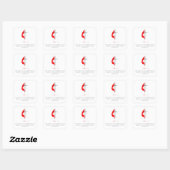 Sticker Carré 1 Jean 1:9 (Feuille)