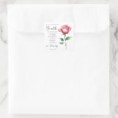 Sticker Carré 1 Timothée 4:12 - Jeune Bible Verse Fleur (Sac)