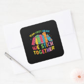 Sticker Carré 1st Grade Teacher (Enveloppe)