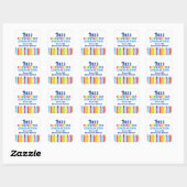 Sticker Carré 2023 Jardin d'enfants Graduation sur mesure École  (Feuille)