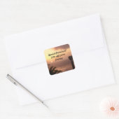 Sticker Carré 20 % - Vue océan (Enveloppe)