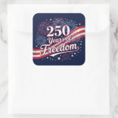 Sticker Carré 250 ans de liberté (Sac)