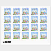 Sticker Carré 250e anniversaire de l'indépendance (Feuille)