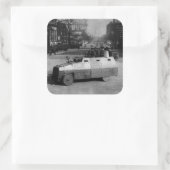 Sticker Carré 27e March 1917 : The armoured vehicle squadron (Sac)