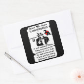 Sticker Carré 2e amendement (Enveloppe)