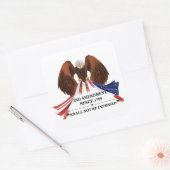 Sticker Carré 2e amendement Oreiller (Enveloppe)