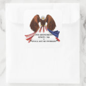 Sticker Carré 2e amendement Oreiller (Sac)