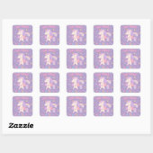 Sticker Carré 2nd Grade is Magical Back to School Unicorn (Feuille)