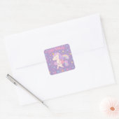 Sticker Carré 2nd Grade is Magical Back to School Unicorn (Enveloppe)