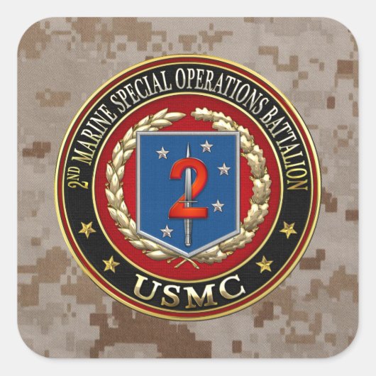 Sticker Carré 2nd MSOB [3D] (Devant)