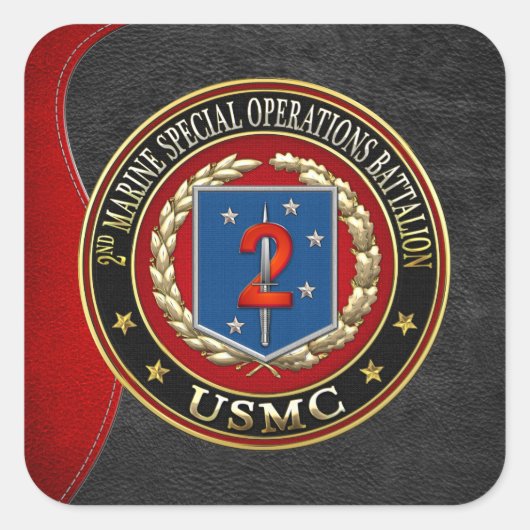 Sticker Carré 2nd MSOB [3D] (Devant)