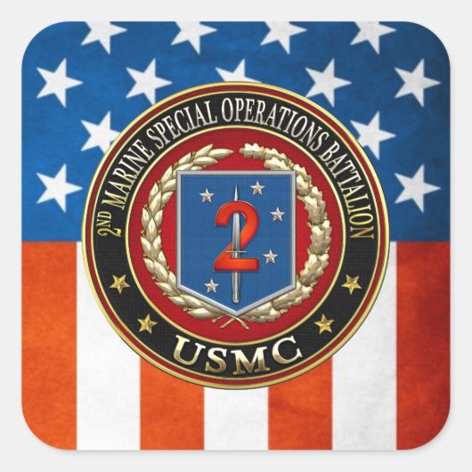 Sticker Carré 2nd MSOB [3D] (Devant)