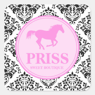 Sticker Carré 311 Miss Priss Horse