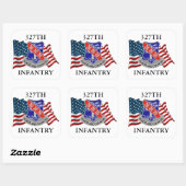 STICKER CARRÉ 327E BÂTIMENTS D'INFANTERIE (Feuille)