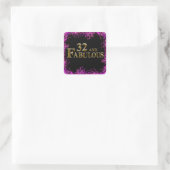 Sticker Carré 32e anniversaire (Sac)