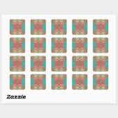 STICKER CARRÉ 34 (Feuille)