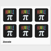 Sticker Carré 3.14 Humble Pie Pi Pun Drôle Math Plaisanterie (Feuille)