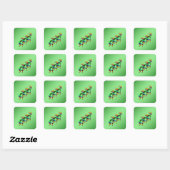 Sticker Carré 3 Kokopelli #29 (Feuille)