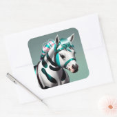 Sticker Carré 3D Spirit Pony 7 (Enveloppe)