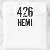 STICKER CARRÉ 426 HEMI (Sac)