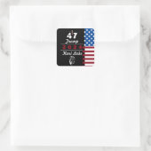 Sticker Carré 47 Trump Kari Lake 2024 (Sac)