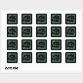 Sticker Carré 47e anniversaire (Feuille)
