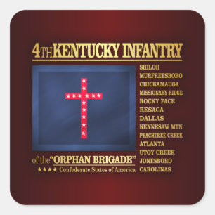 Sticker Carré 4e infanterie du Kentucky (BA2)
