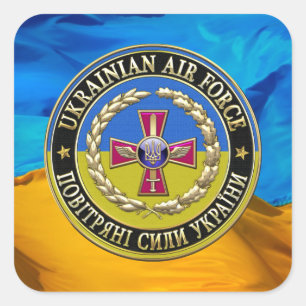 Sticker Carré [500] Armée de l'air ukrainienne [édition spéciale