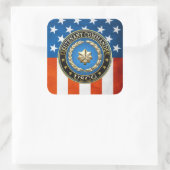 Sticker Carré [500] CG : Lieutenant commandant (LCDR) (Sac)