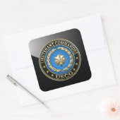 Sticker Carré [500] CG : Lieutenant commandant (LCDR) (Enveloppe)