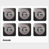 Sticker Carré [500] Treasure Trove : Celtic Tree of Life [Argent (Feuille)