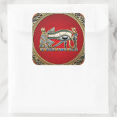 Sticker Carré [500] Treasure Trove : L'oeil de Horus (Sac)