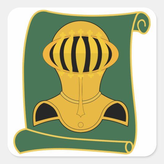 Sticker Carré 525e Bataillon de police militaire GUERRIER VIGILA (Devant)