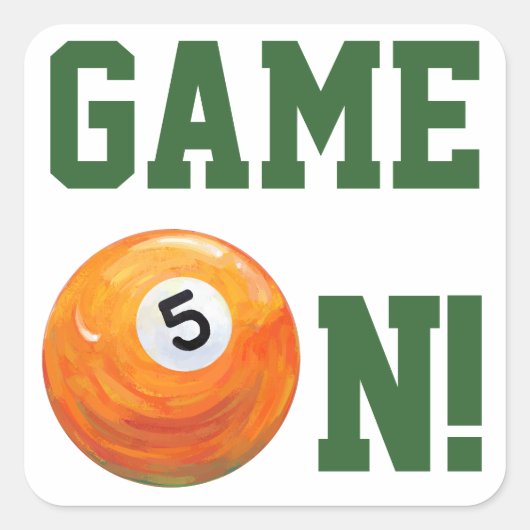 Sticker Carré 5 balles (Devant)