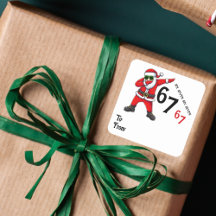 67 6 7 Six Seven Meme Santa Dubbing Christmas