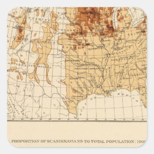 Sticker Carré 69 Scandinaves 1900